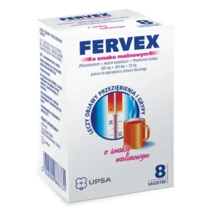 Fervex, Himbeergeschmack, 8 Portionsbeutel