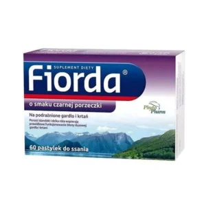Fiorda Geschmack schwarze Johannisbeere 60 Lutschtabletten