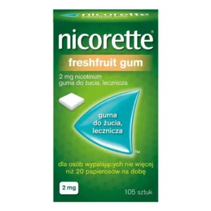 Nicorette FreshFruit Kaugummi, 2mg, 105 Stück
