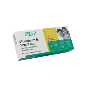 Vitaminum B2, 3mg, 50 Drachmen